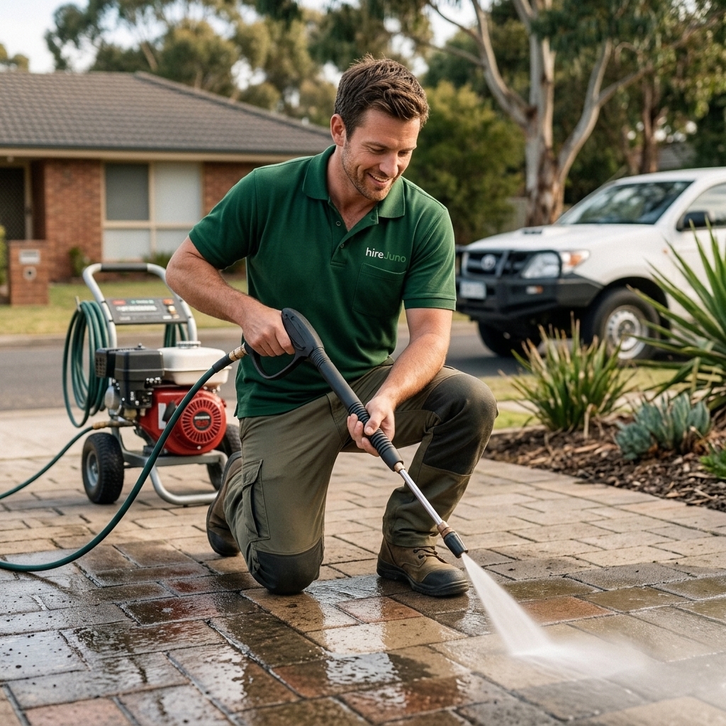 Another pressure washing job our team finished in Melbourne